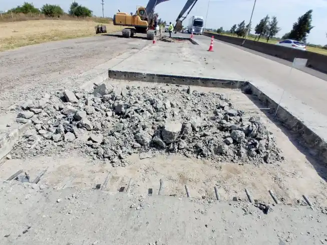 Autovía del Mercosur realizó tareas de mantenimiento en distintos tramos