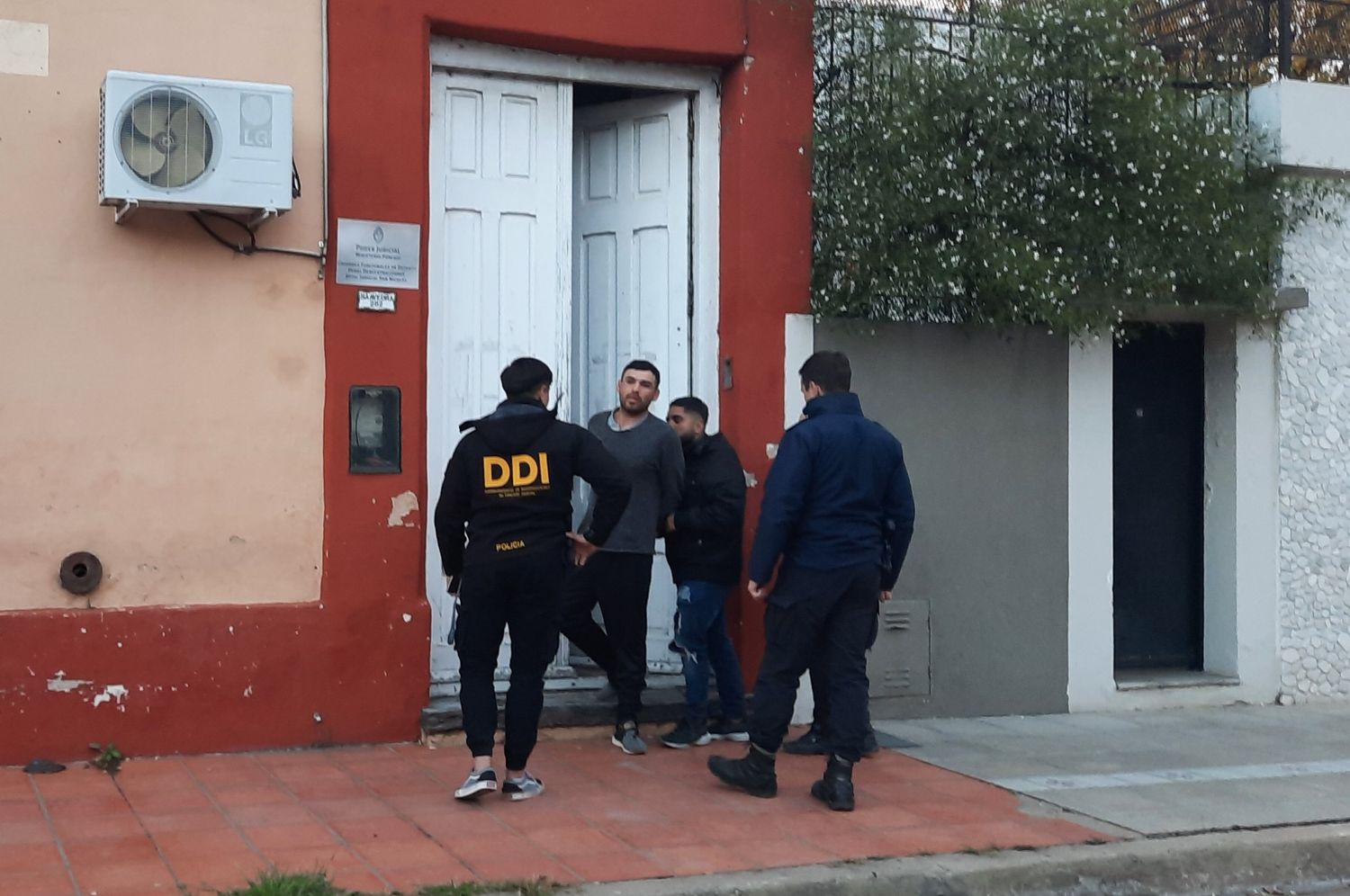 Franco Neyra, el día que declaró por el crimen de Sandra Nouet.
