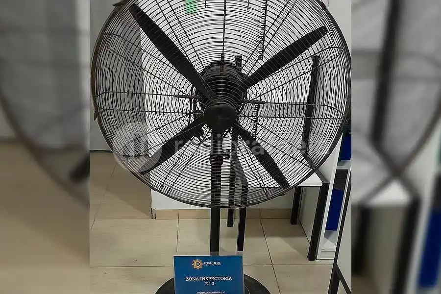 Mala suerte: compró un ventilador industrial de buena fe y resultó ser robado