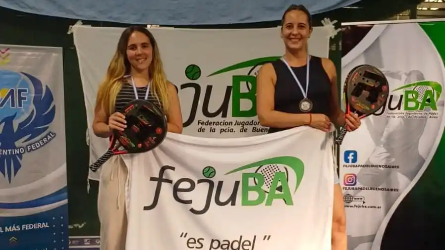 Campeonas. Améngual y Ginel treparon a la cima a nivel nacional