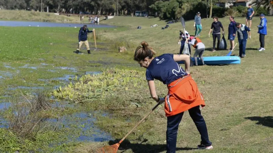 Realizaron una nueva jornada de limpieza en Parque Camet