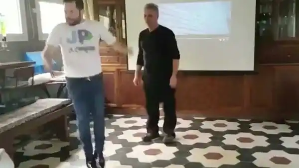 La desopilante clase de baile que tomó José Ottavis