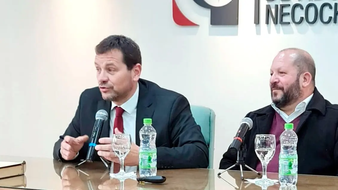 Apertura. De las Jornadas de Ciencias Penales, ayer, en el Colegio de Abogados de Necochea.