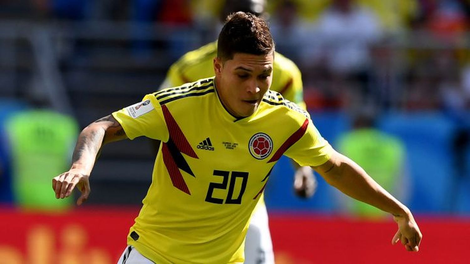 Quintero llegará mañana con un esguince leve