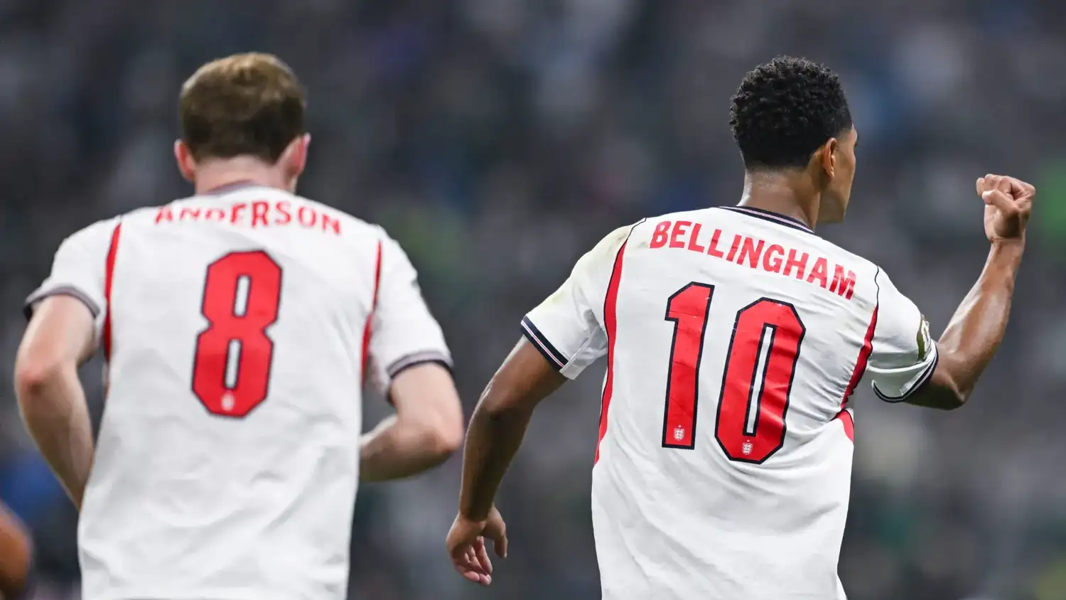 Anderson y Bellingham, protagonistas de la victoria inglesa.