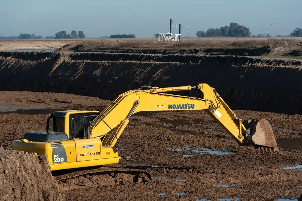 Obras en el Salado: Licitación del tramo V