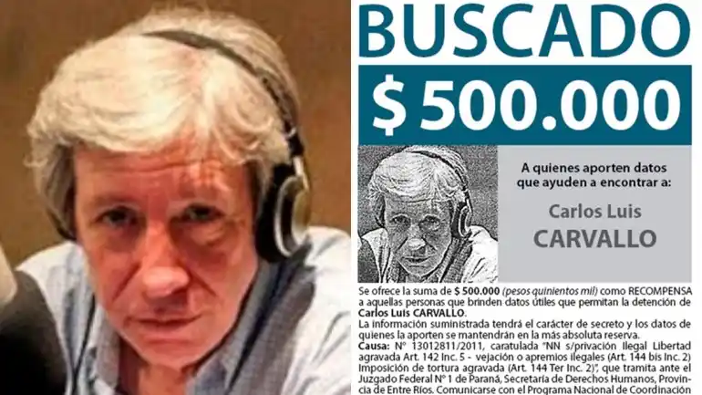 Detuvieron al represor entrerriano Carlos Luis Carvallo en Misiones