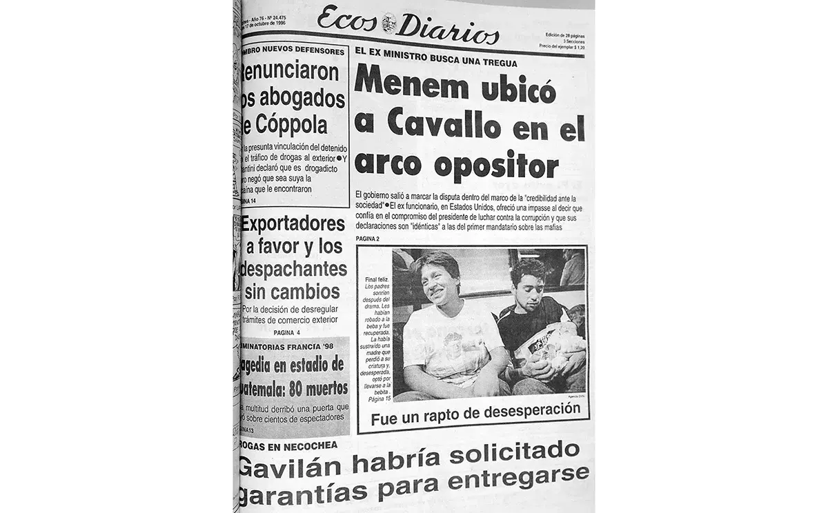 Jueves 17 de octubre de 1996