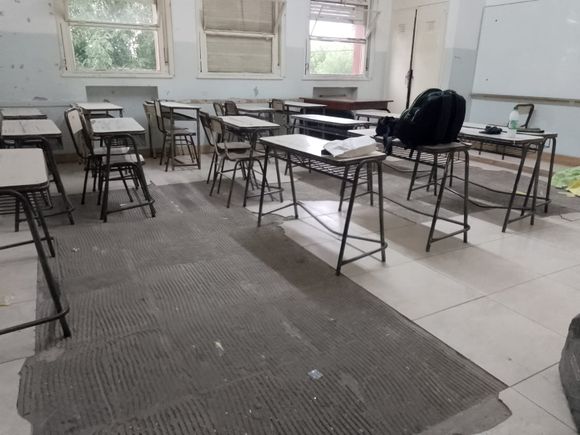 Así se prepara la escuela N° 6 para el inicio de clases