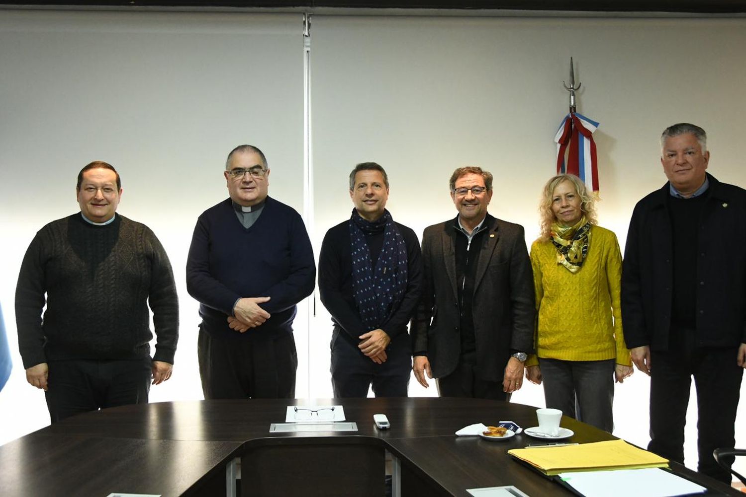 Bernarte firmó el traspaso de terreno para Centro de Evangelización