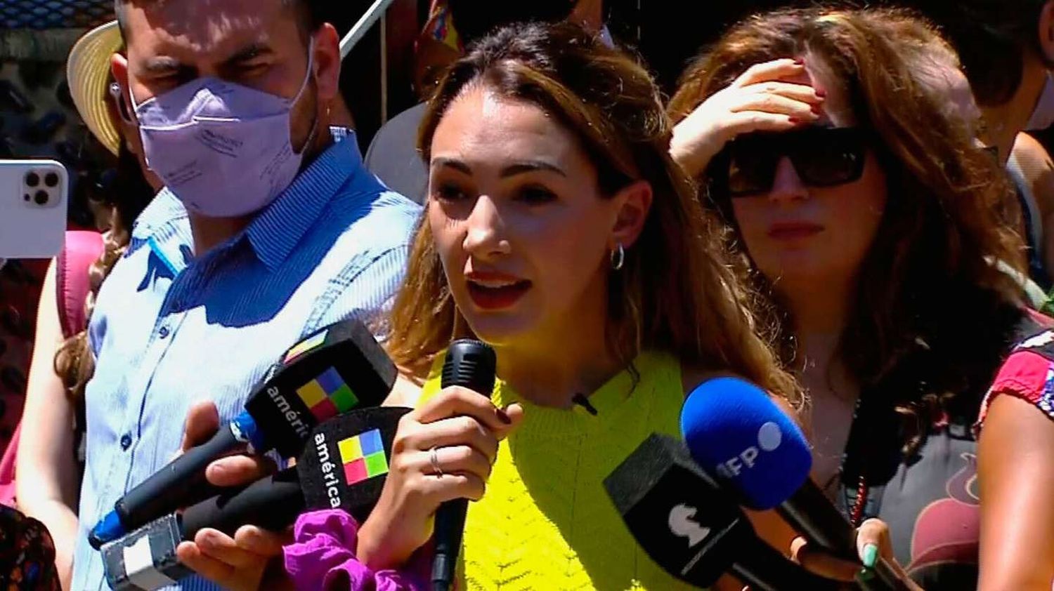 Actrices Argentinas marcharon contra la anulación del juicio contra Juan Darthés