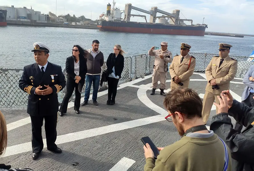 Día de la Armada. Llegó el ARA Espora