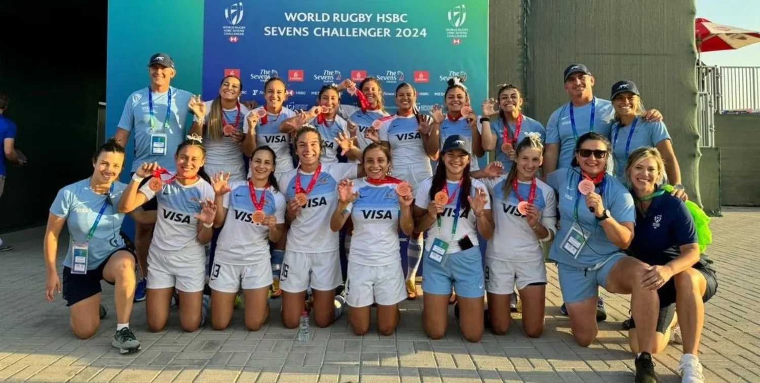 El seleccionado argentino logró su primera medalla en la historia. Crédito: Prensa UAR