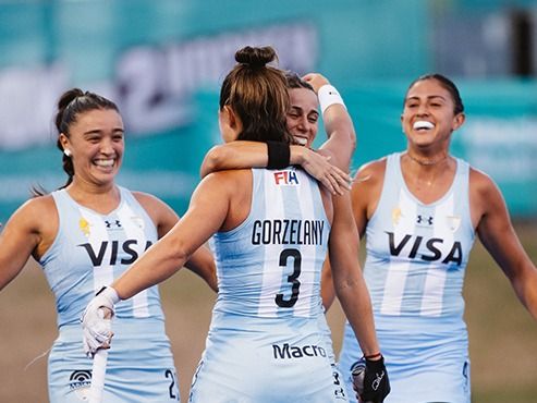Las Leonas y una victoria contundente ante Irlanda. Foto: CAH