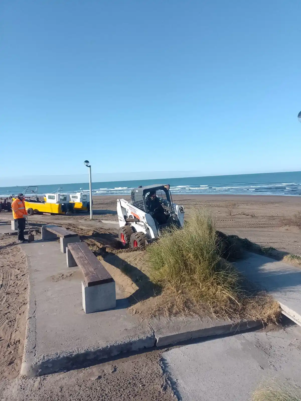 Realizan mejoras en Claromecó