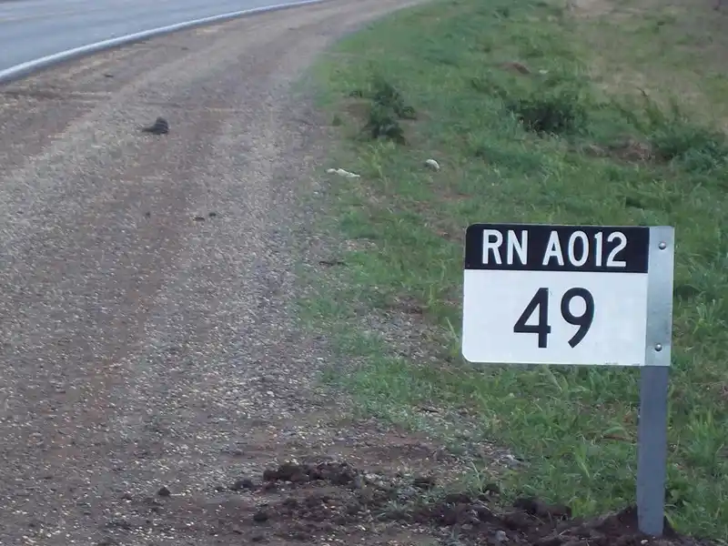 Imagen de archivo de la ruta A012.