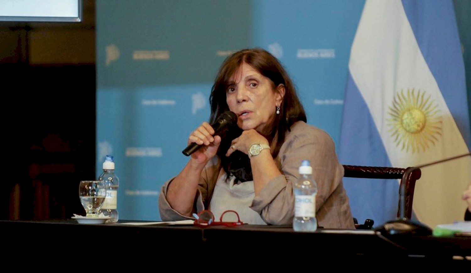 "Hay alguna que otra escuela bonaerense en que no está presente la autoridad de mesa", informó Teresa García