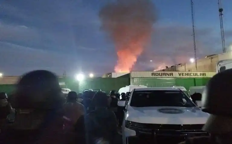 El motín ocurrió en San Luis de Potosí, México.