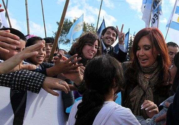 Cristina visita la Villa 31