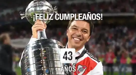El emotivo de video con el que River saludó a Gallardo por cumpleaños número 43