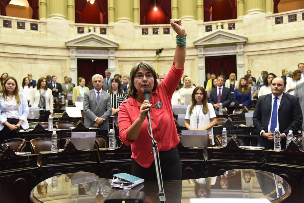 Mónica Schlotthauer juró como diputada nacional por la rotación de bancas de la izquierda