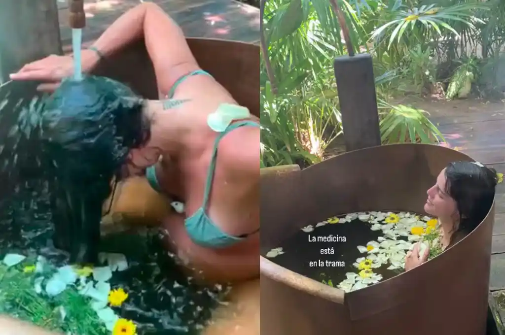 El ritual lo realizó junto a una “mujer medicina”