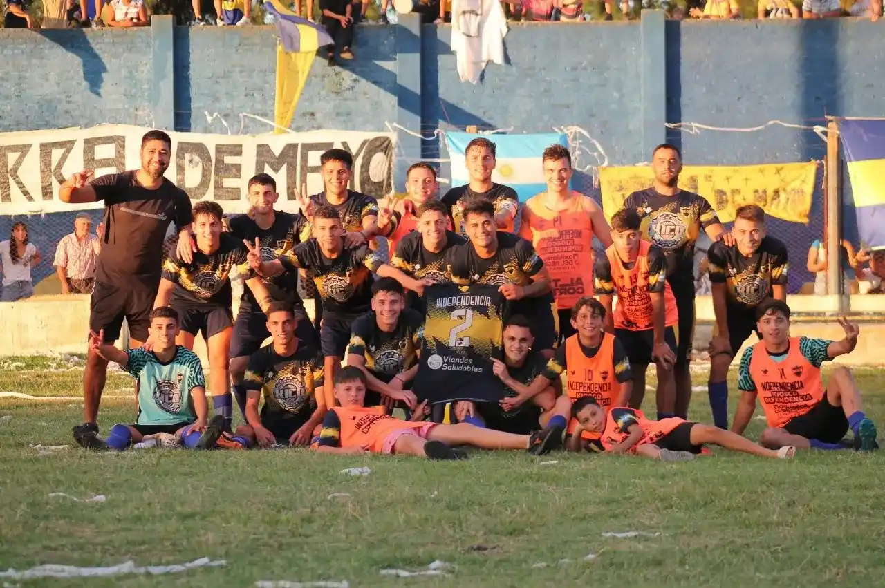 La "I" festejó en el clásico. Foto: Independencia Fútbol Club.