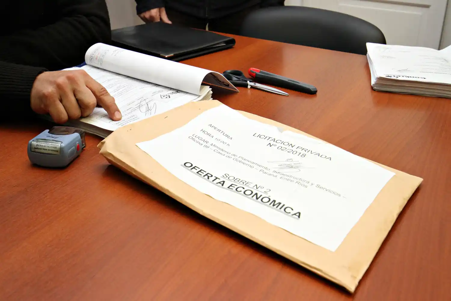 Cinco empresas presentaron sus ofertas para la nueva red de distribución de gas natural en Tabossi