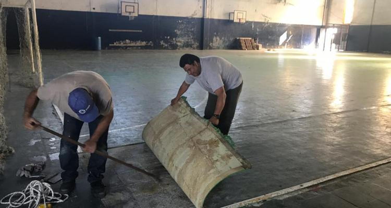 Paraná inició los trabajos para reconvertir su gimnasio en un polideportivo