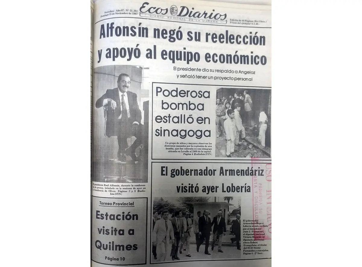 Domingo 15 de noviembre de 1987
