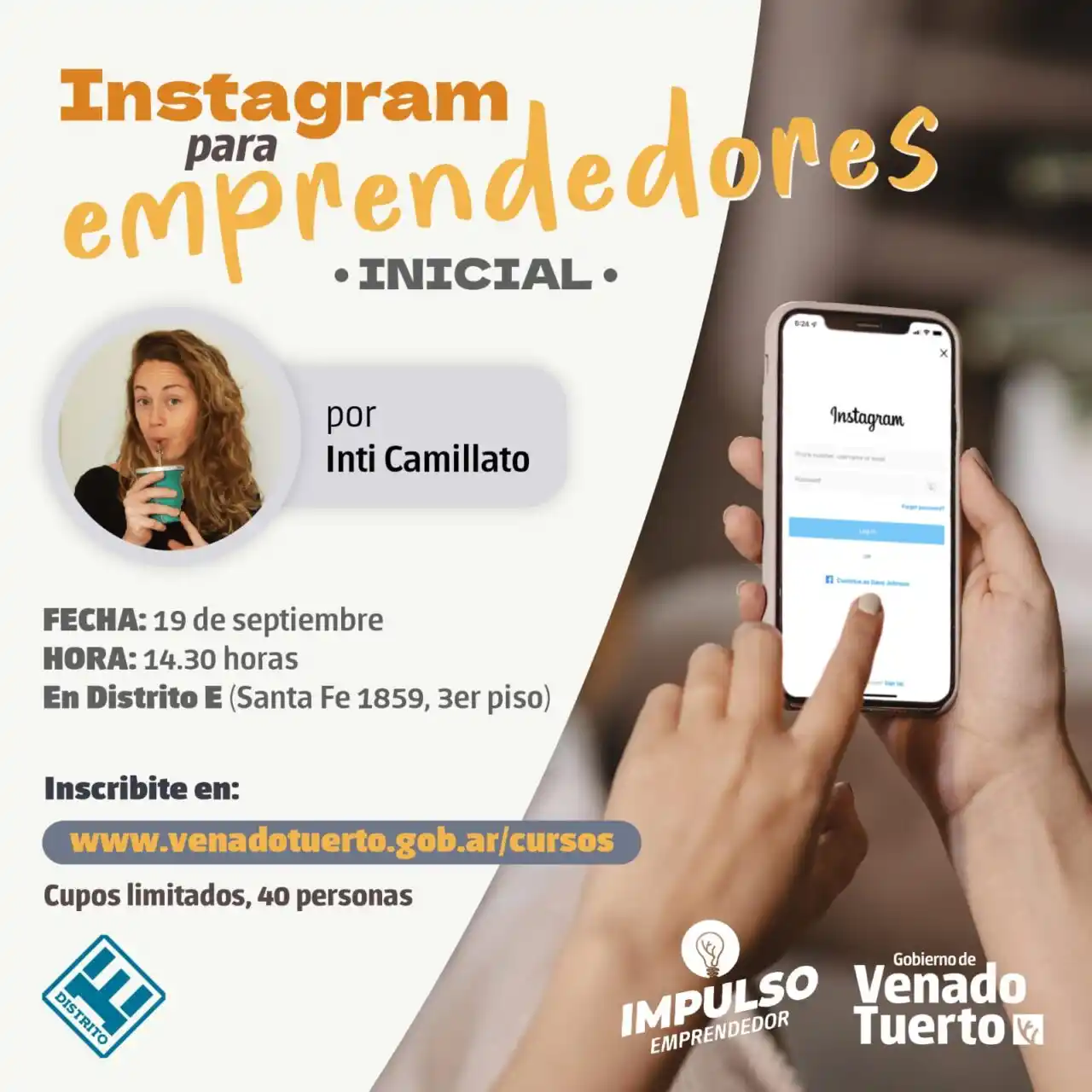 Nuevo curso de Instagram para emprendedores