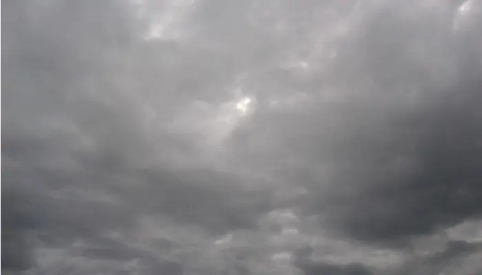 Se prevé que la lluvia caiga durante la tarde y noche del domingo.
