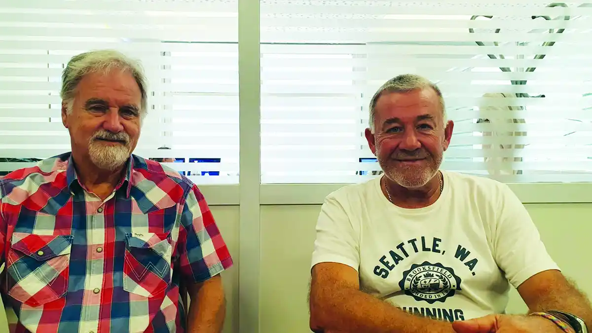 Abel Sarratea y Fabian Olivera