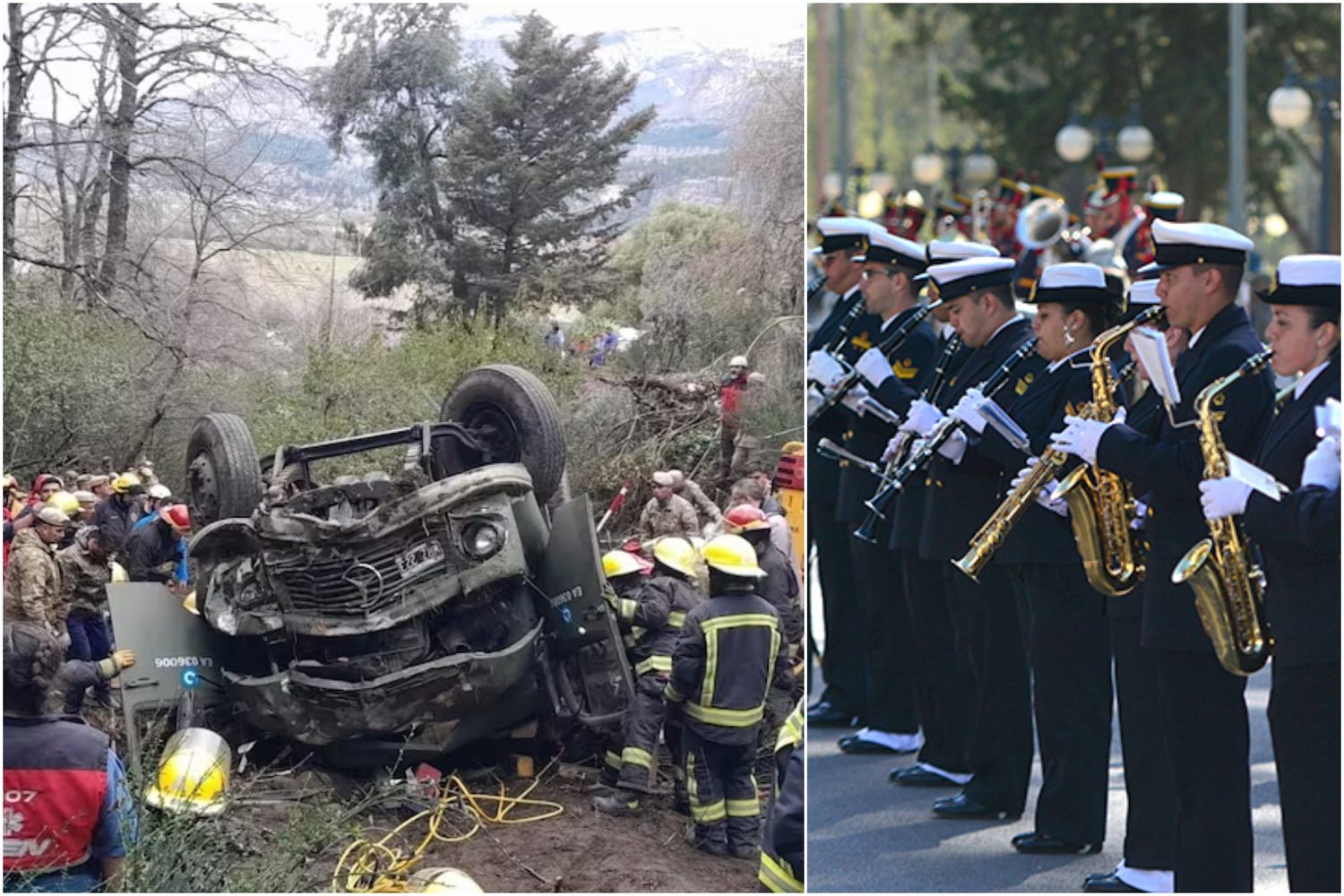 Por la tragedia de Neuquén, suspendieron el Encuentro de Bandas Militares.