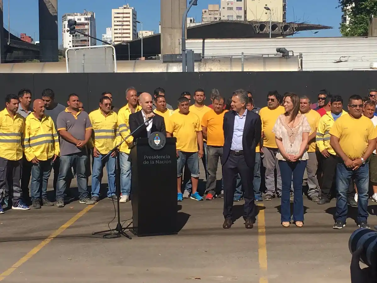 Macri y Vidal anunciaron obras del Paseo del Bajo: "Nos va a cambiar la vida"