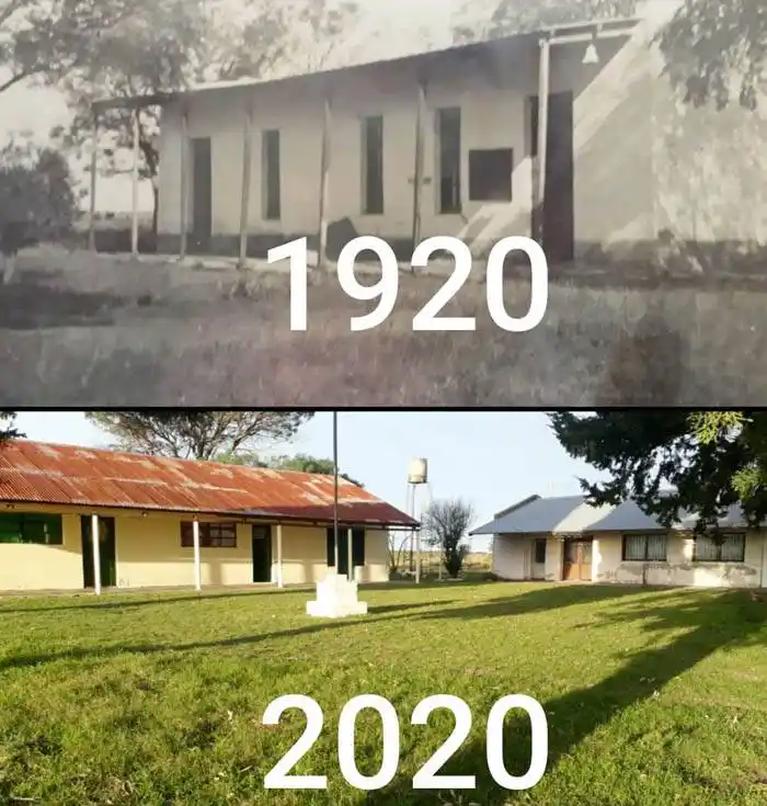 Cumplió 100 años la escuela  de Colonia Walter Moss 
