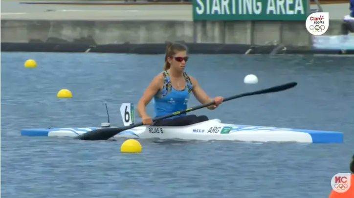 Tokio 2020: Brenda Rojas debutó en K1 200 metros y pasó a cuartos de final
