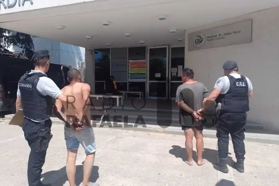 Los sujetos detenidos