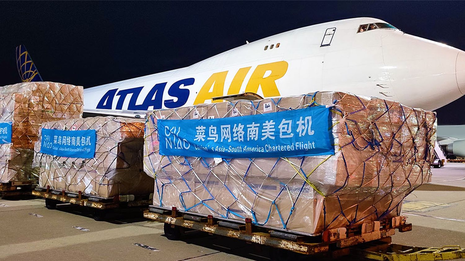 Atlas Air expands flights from Hong Kong to Chile and Brazil with Alibaba Logistics