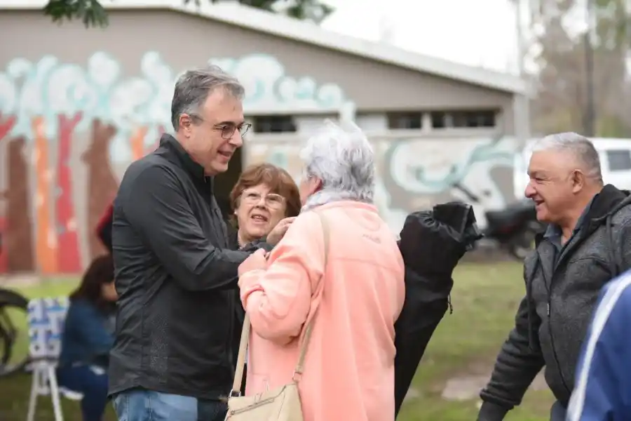 Festejo en el barrio Villa Podio