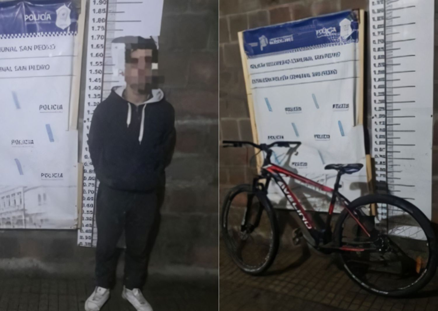Joven de 20 años quedó detenido tras robar una bicicleta