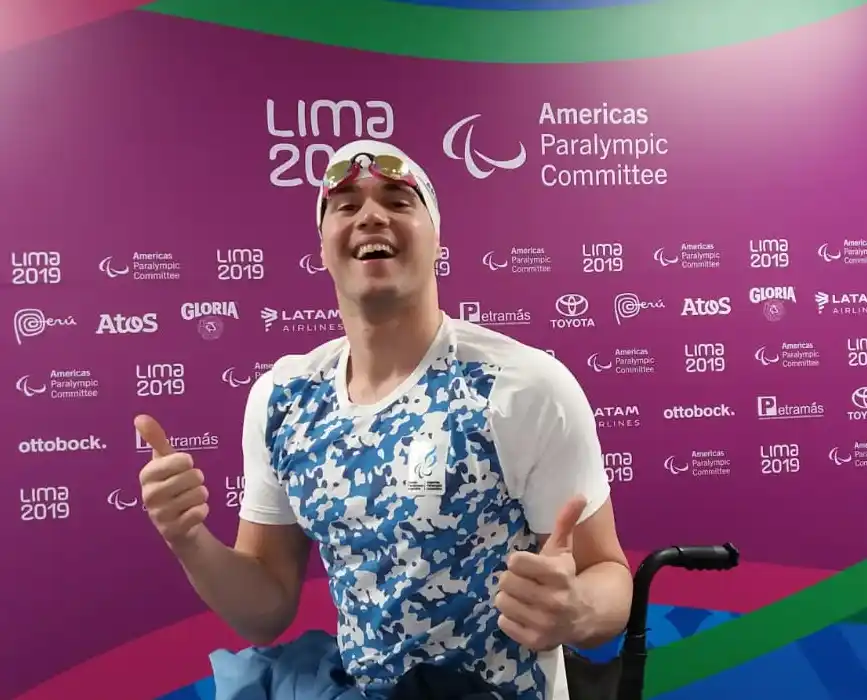 #Lima2019 Matías De Andrade hizo su mejor marca en 50 mariposa