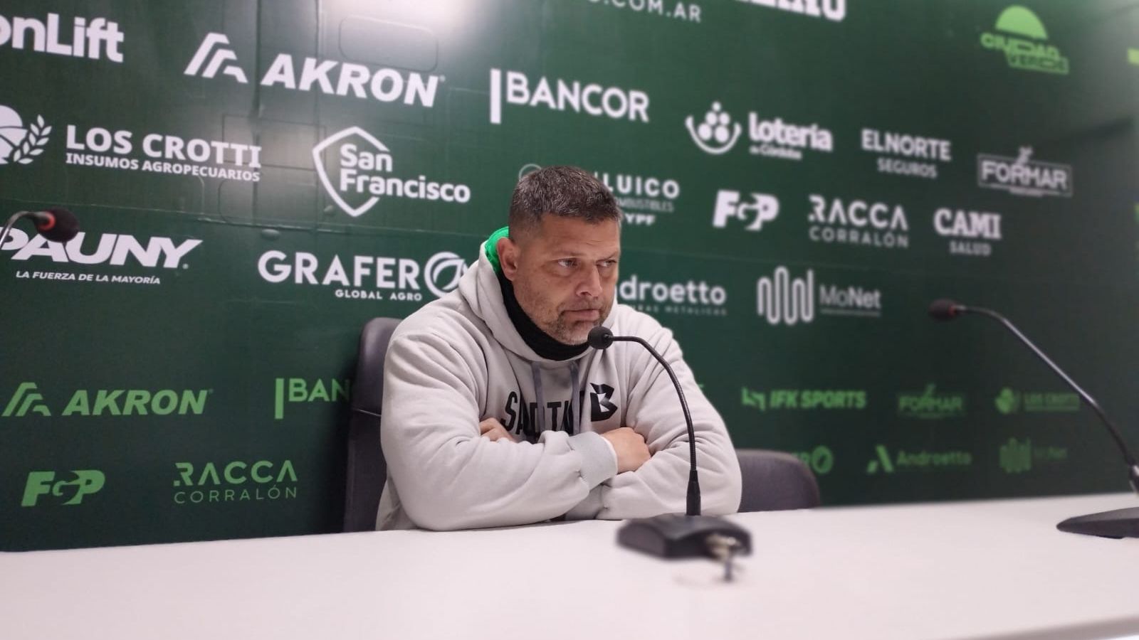 Sergio Maza, DT de Sportivo.