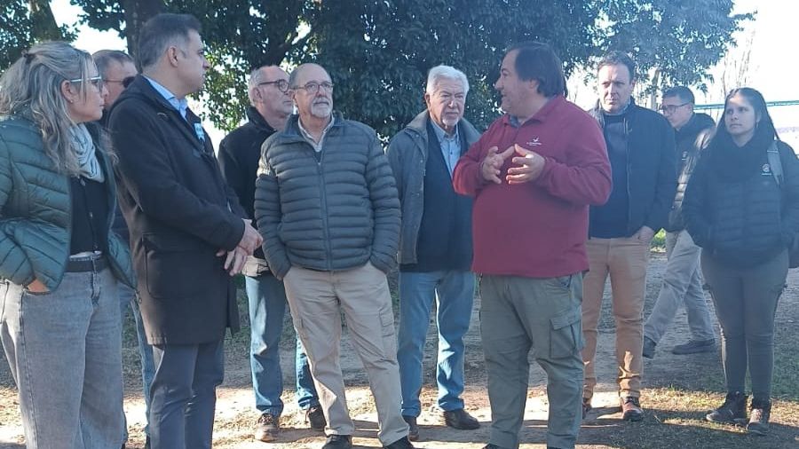 La Codegu, la Municipalidad y el Foro Ambiental se reunieron en la planta de tratamiento del Parque Industrial