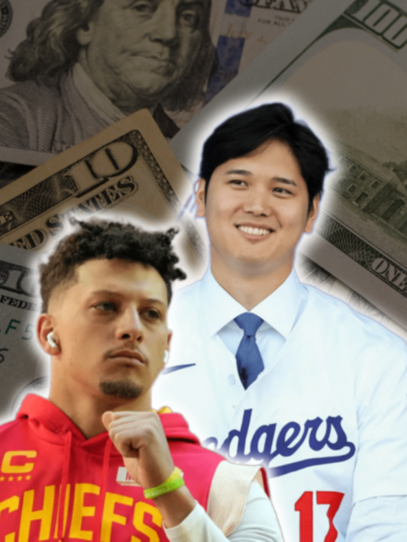 Shohei Ohtani se copia de Patrick Mahomes para festejar su jugoso contrato