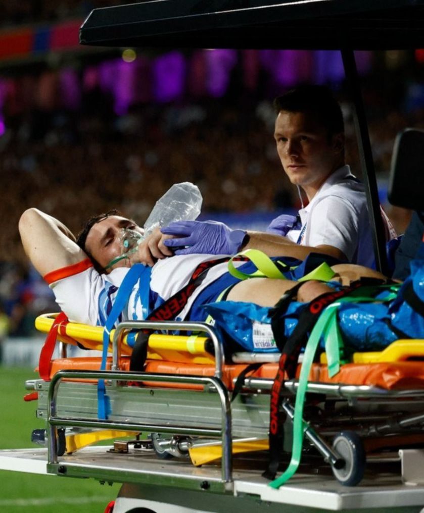 La durísima fractura de un jugador de Namibia en el Mundial de Rugby