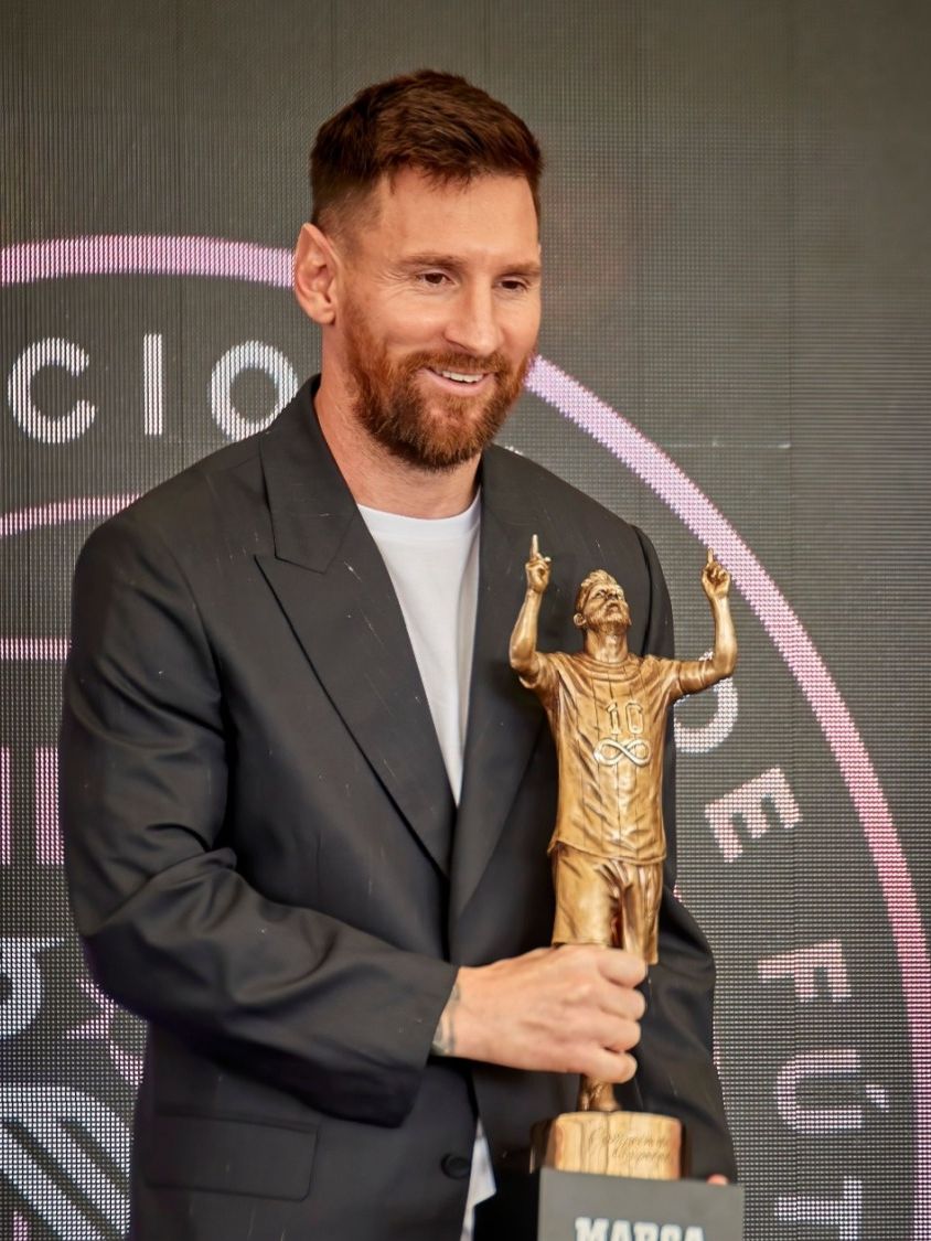 Lionel Messi recibe la Medalla Presidencial de la Libertad de Biden