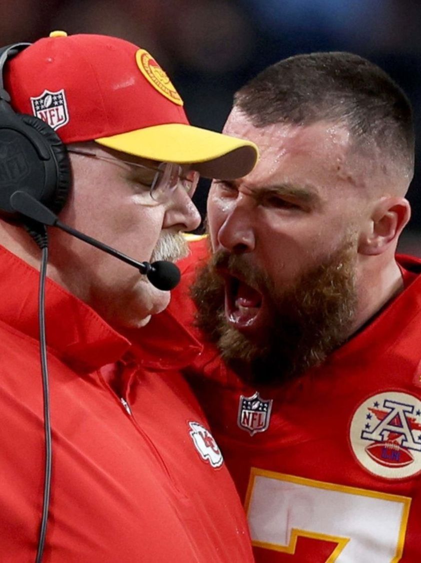 Esto dijo Travis Kelce sobre el cruce con su entrenador Andy Reid