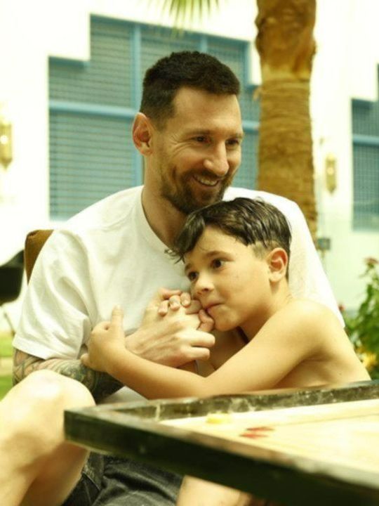 Lionel Messi desmintió un comentario acerca de su hijo, Mateo 