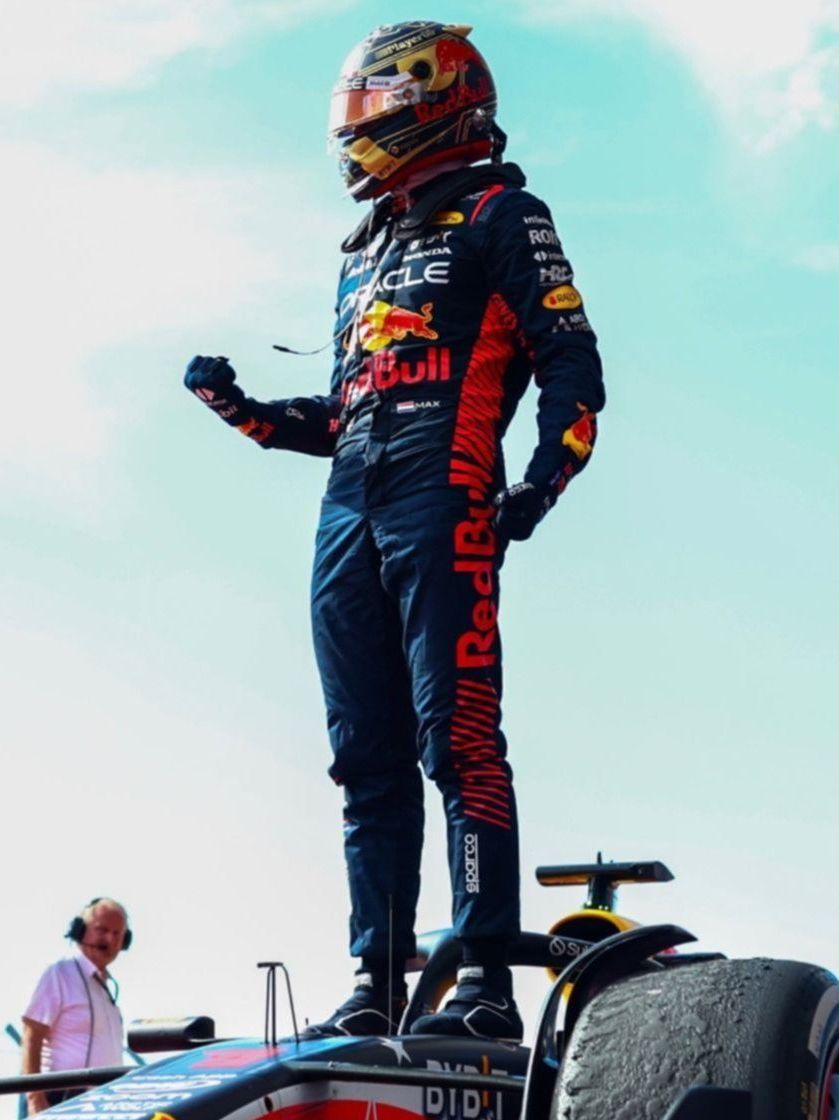 La reacción de Max Verstappen a los abucheos después de ganar en Austin